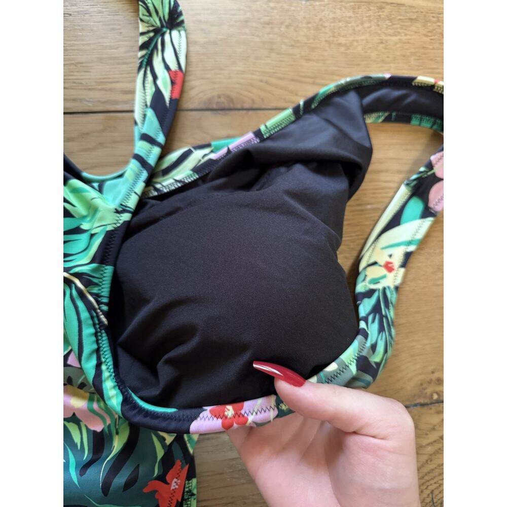 Victoria Secret Pink Women Size XXL Hawaiian Tropical Floral One Piece Swimsuit - Picture 7 of 12
